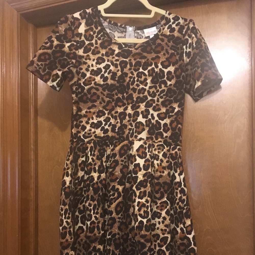 Leopard print Lularoe Amelia
